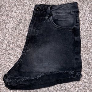 Kendall and Kylie Black Denim Shorts